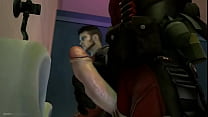 hd sexyclube video deadpool and dmcdante are having a good time in the mens room best