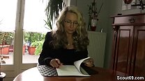 hd bossy horny german milf with mega tits fucks her boss best