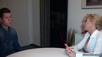 hd me horny mom helps young boy with his first fuck best