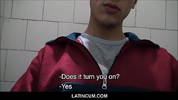 hd mom straight latino boy wakes up to gay guy offering cash in bathroom stall pov best