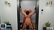 hd tipani stud jj knight eats out twinks joey mills tight small butt pounds him in an elevator men follow and watch best