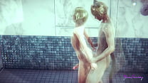 hd yualo yaoi femboy osuke enjoys a hot shower with his boy sissy boy japanese asian manga anime porn gay best