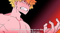 hd a kirishima gets turned on when he sees bakugo naked and then he fucks him best