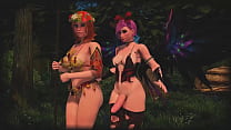 hd anal hot shemale fairy fucks amazon in the forest 3d animated cartoon futanari sex best