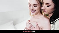 hd lily larimar finds embracing hands on best friend jazmin luv best
