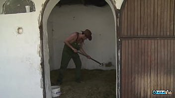 hd cdn a cute village couple loves having anal sex in front of the horse stables best