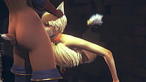 hd lysel furry yaoi hentai young fox suck two futanari dick until they cum in his mouth sissy crossdress japanese asian best