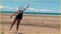 hd wife plays football nude at public clothed beach best