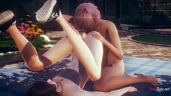 hd cdn yaoi femboy threesome in a park best