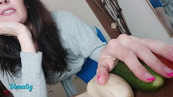 hd my creamy cunt started leaking from the cucumber fisting and squirting best