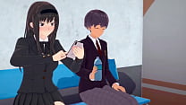 hd fucks 3d hentai femdom anime girl cuckold her boyfriend and turns him into a toilet best