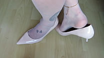 hd sri beige patent eks leather high heels and nylons shoeplay by isabellesandrine best