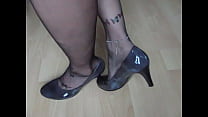 hd wwxxxvod patent leather pumps nylons and anklet shoeplay and dangling by isabellesandrine best