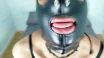 hd hot petty bdsm slut sucking cock deepthroat slapping and spitting her face with slave leather mask best