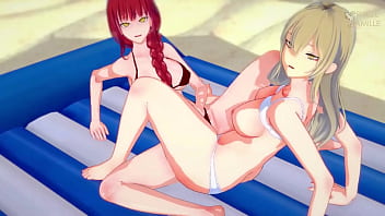 hd cdn chainsaw man ova beach episode makima and power have lesbian sex best